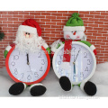 Fashion christmas wall clock with quartz clock movement